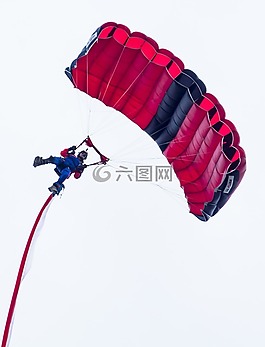 降落傘,跳躍,航空