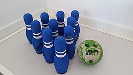 保齡球,孩子們,藍(lán)色