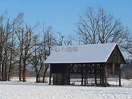 谷倉(cāng),冬天,雪