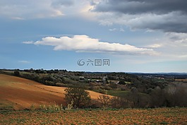 天空,云計算,景觀