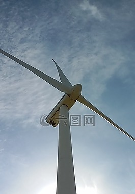 風車,牧場,風力
