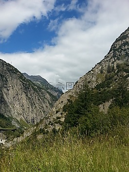 山,景觀,高山