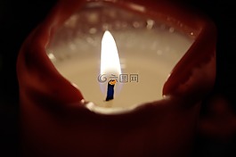 火焰,蜡烛,蜡烛火焰