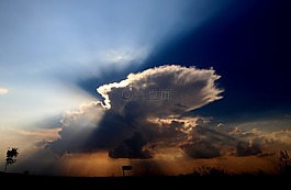光线,暮光之城,云