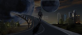 幻想,行星,路