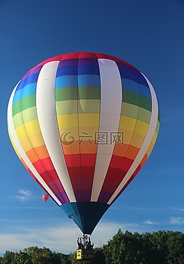 熱氣球,天空,飛行
