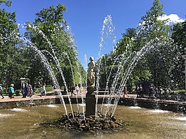 喷泉,水游戏,水