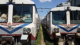 火車,站,鐵路