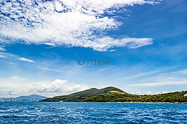 云,天堂,島