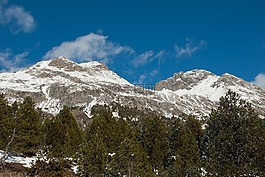 瑞士,景觀,山