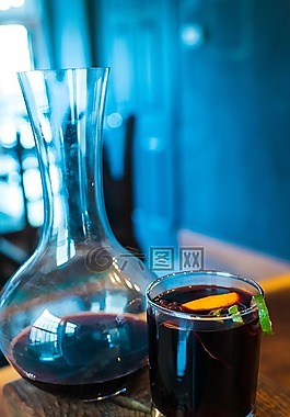 葡萄酒,热红酒,冬天鸡尾酒