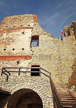 城堡,废墟,czorsztyn