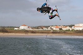 kitsurf,池塘圣安德鲁,葡萄牙