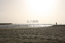 池塘圣安德鲁,海滩,mar