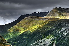 高山,瑞士,山