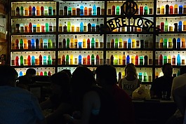 酒吧,喝,年輕