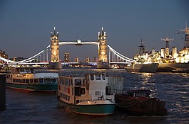 塔橋,倫敦夜,泰晤士河