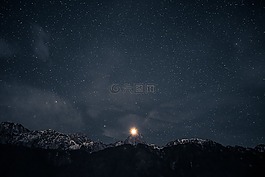 黑暗,天空,夜