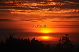 日落,太陽(yáng),性質(zhì)