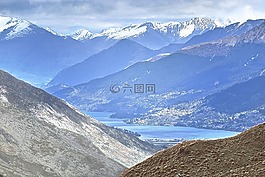 山,高峰,谷