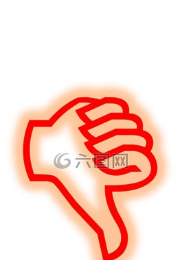 拇指,紅色,透明