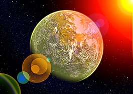 空间,科幻小说,景观