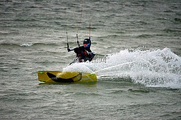 kitesurfer,风筝,冲浪