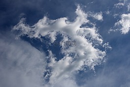云,自然,天空