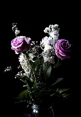 玫瑰,鮮花,花束