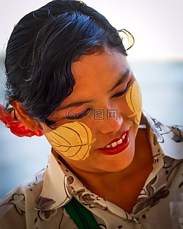 缅甸,女子,亚洲