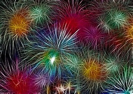 煙花爆竹,西爾維斯特,新的一年的一天