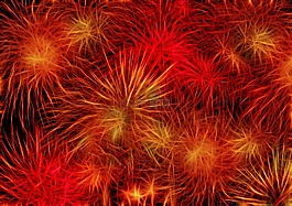 煙花爆竹,西爾維斯特,新的一年的一天