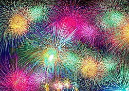 煙花爆竹,西爾維斯特,新的一年的一天