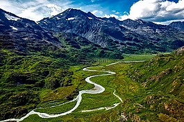 阿拉斯加州,河,水