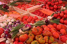 蔬菜,西紅柿,市場