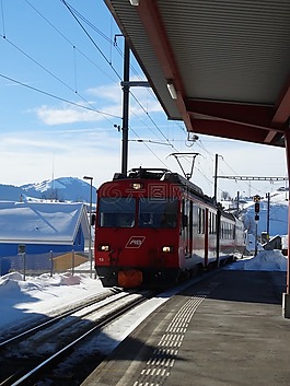 鐵路,鐵路庭院入口,寒冬