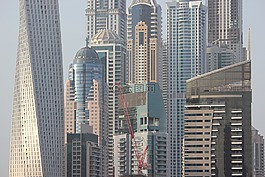 迪拜,大城市,摩天大樓