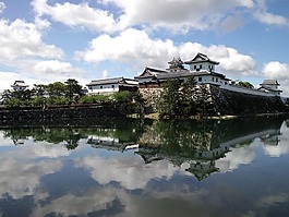 寺,日本,城堡