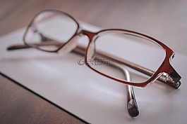 眼镜,阅读,帧