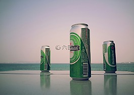 喜力,啤酒,罐