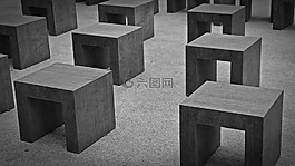 凳,坐,黑白色