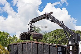 機械,工作的,叉車