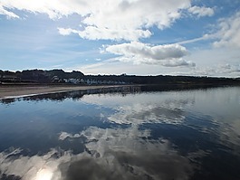 海灘,海,天空