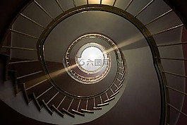 螺旋樓梯,欄桿,逐步