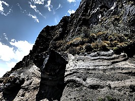 卡揚貝,赤道,山