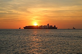 云,海洋,海