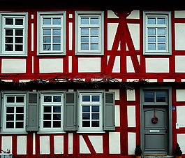 fachwerkhaus,桁架,歷史