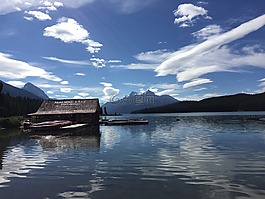 瑪琳湖,加拿大,湖
