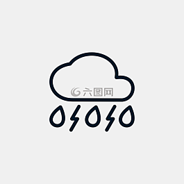 云,雷聲,雨