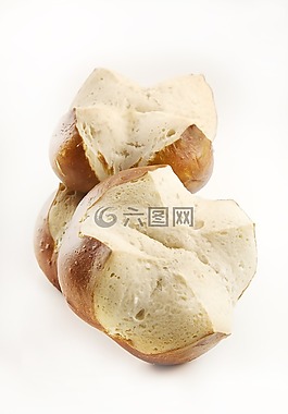 面包,滾,食品